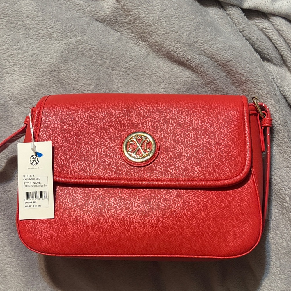 Christian Lacroix Bold Red Crossbody Bag